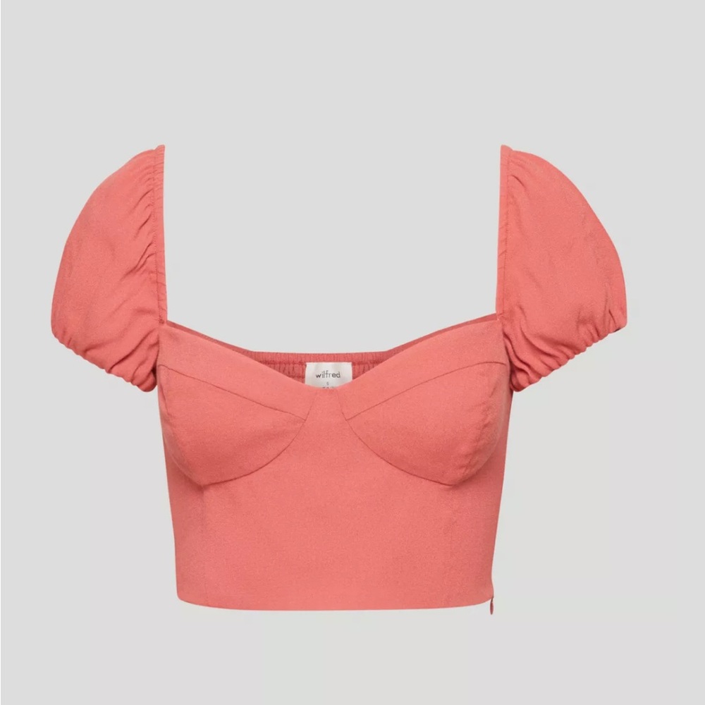 Wilfred Novella Cap Sleeve Blouse